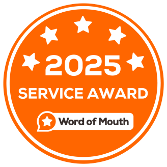 2025 Word of Mouth Service Award Logo